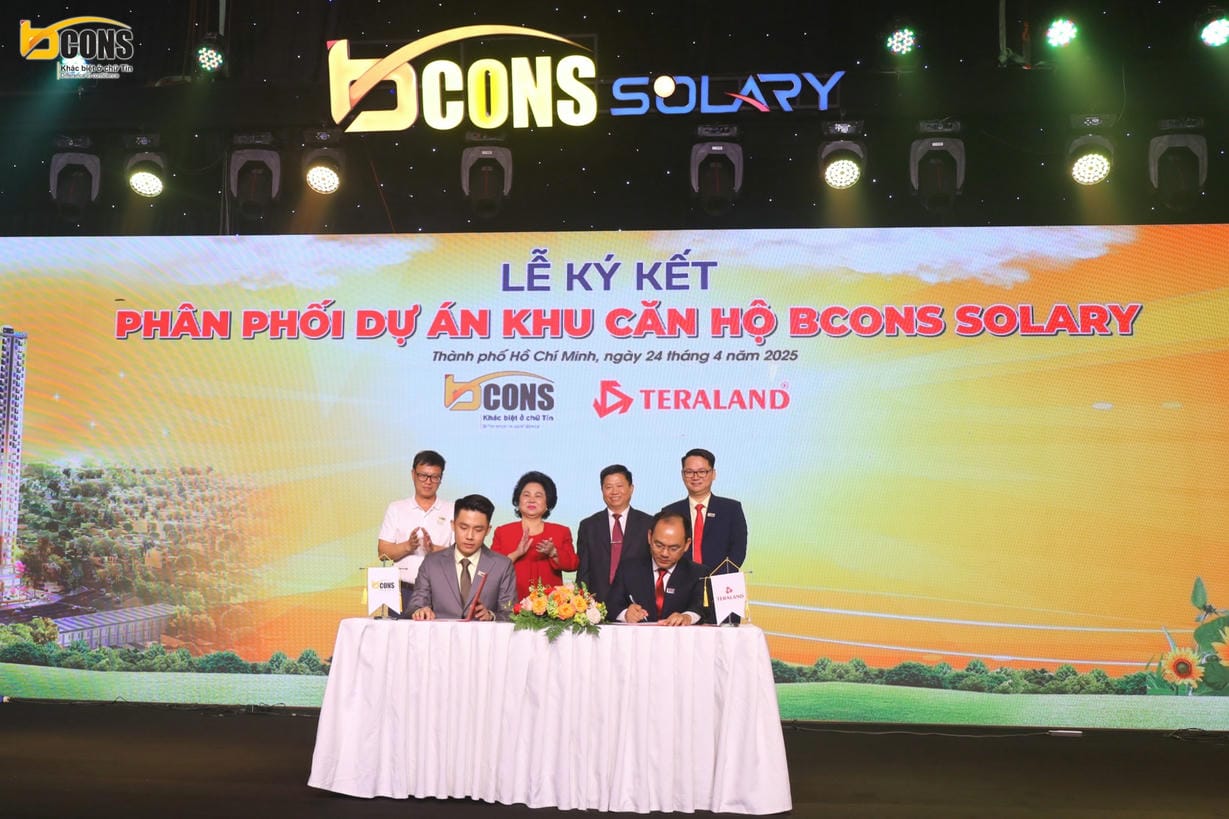 Tập đoàn Bcons và Công ty Teraland ký kết phân phối dự án khu căn hộ Bcons Solary tại sự kiện