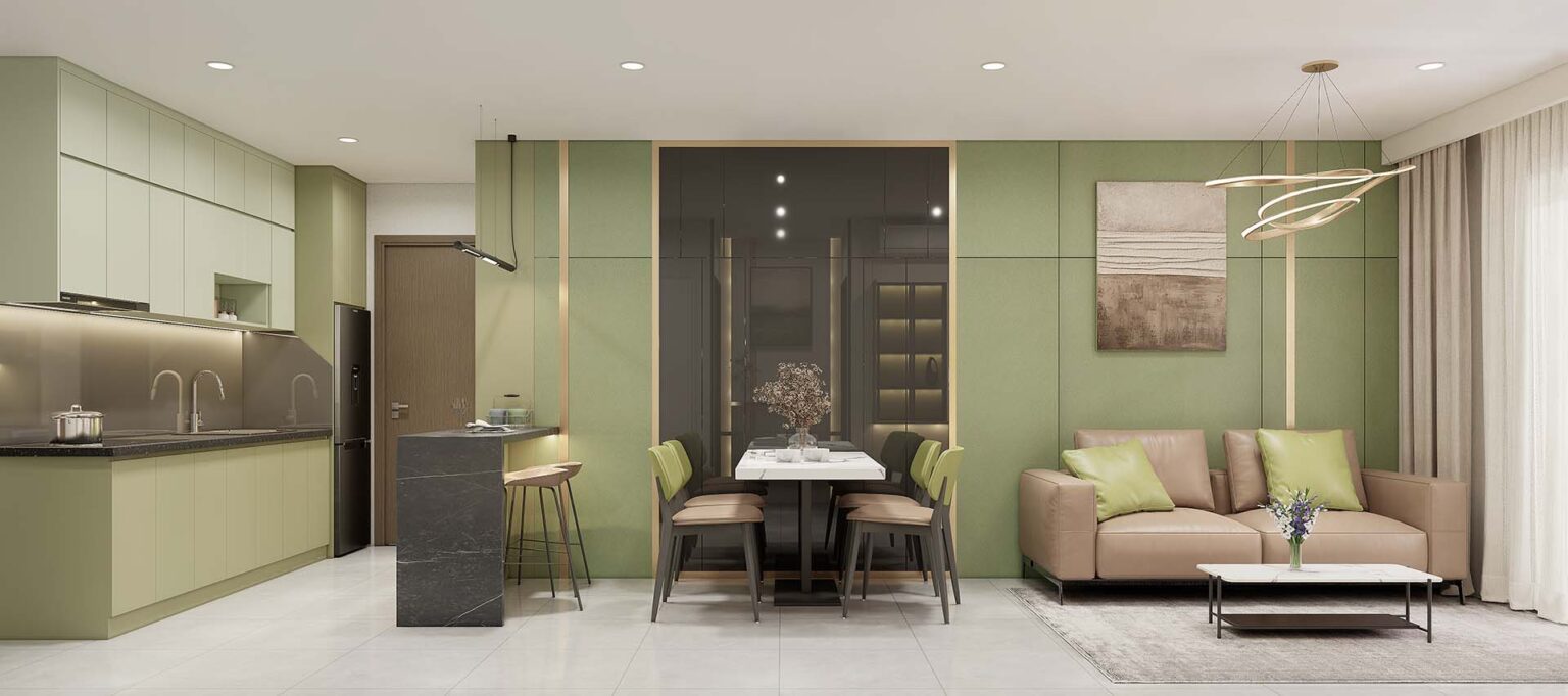Nhà Mẫu Bcons Solary – Căn Hộ 2 Phòng Ngủ – Diện Tích 63m²