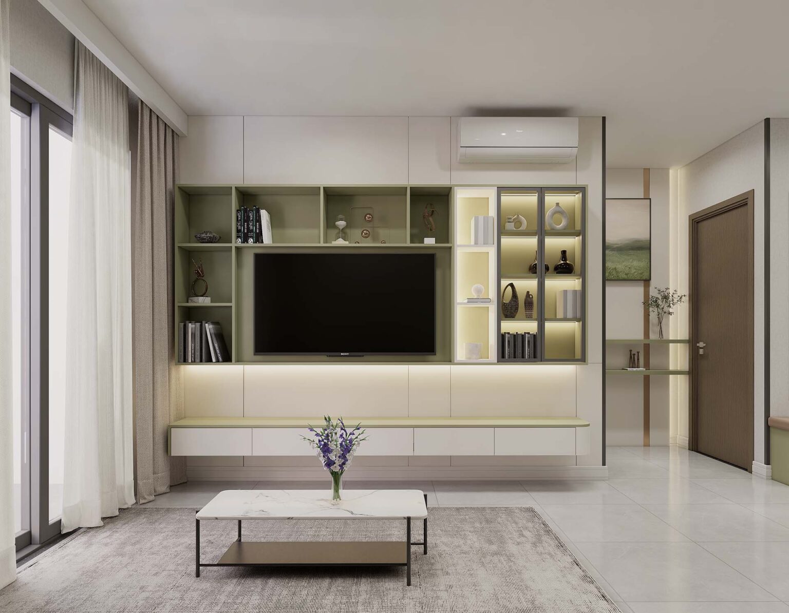 Nhà Mẫu Bcons Solary – Căn Hộ 2 Phòng Ngủ – Diện Tích 63m²