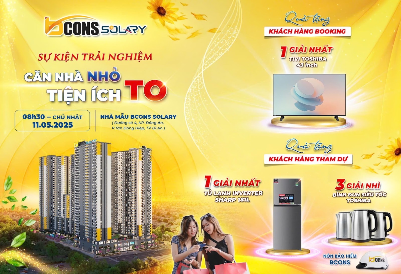 Căn hộ Bcons Solary hiện đại giá dưới 2 tỷ